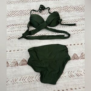 Dark green bikini size small